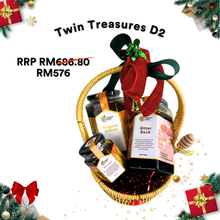 Load image into Gallery viewer, Twin Treasures D2 : Trigona & Rock Basket Gift Set