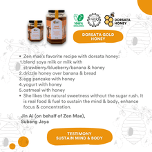 Load image into Gallery viewer, Dorsata Gold Honey - Dorsata Honey