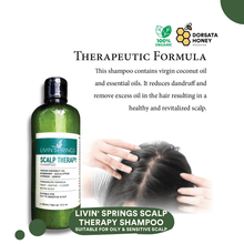 Load image into Gallery viewer, Livin' Springs Scalp Therapy Shampoo 450ml - Dorsata Honey