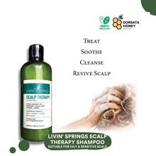 Load image into Gallery viewer, Livin' Springs Scalp Therapy Shampoo 450ml - Dorsata Honey