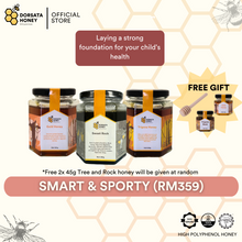 Load image into Gallery viewer, Bee Raya, Bee Prosperous &amp; Bee Happy Honey Gift Set
