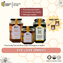 Load image into Gallery viewer, Bee Raya, Bee Prosperous &amp; Bee Happy Honey Gift Set
