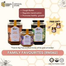 Load image into Gallery viewer, Bee Raya, Bee Prosperous &amp; Bee Happy Honey Gift Set
