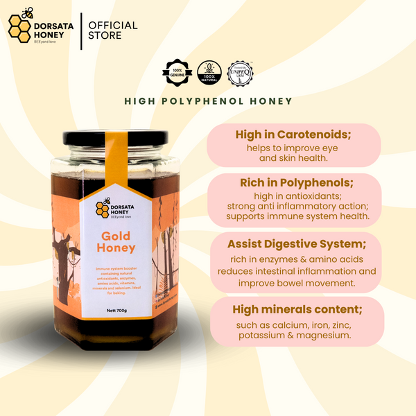 Dorsata Gold Honey 700g | Dorsata Honey