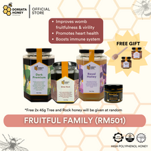 Load image into Gallery viewer, Bee Raya, Bee Prosperous &amp; Bee Happy Honey Gift Set
