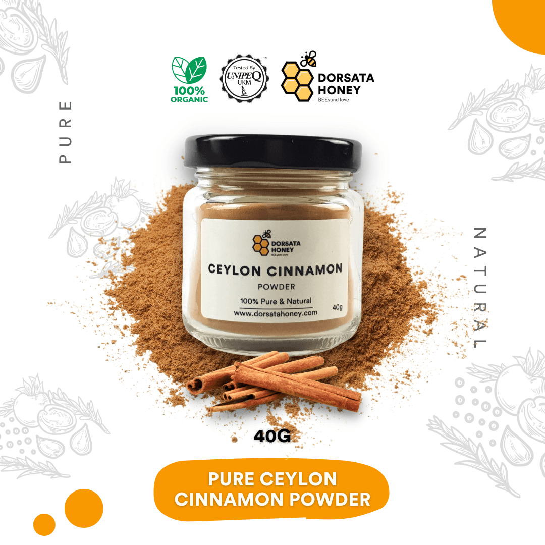 Pure Ceylon Cinnamon Powder 40g | Dorsata Honey