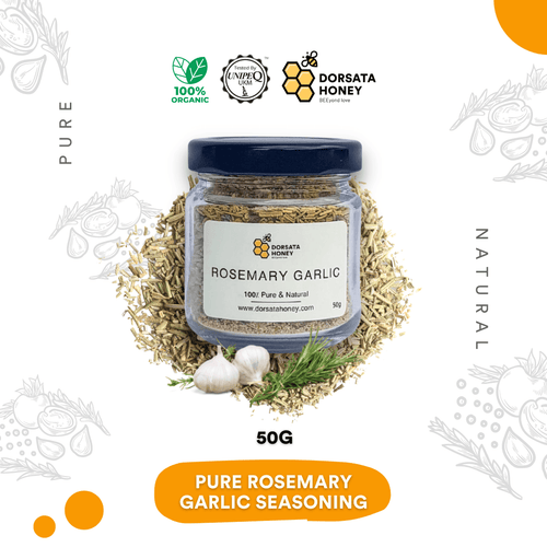 Pure Rosemary Garlic Seasoning 50g - Dorsata Honey