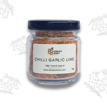 Load image into Gallery viewer, Pure Chilli Garlic Lime Seasoning 50g - Dorsata Honey
