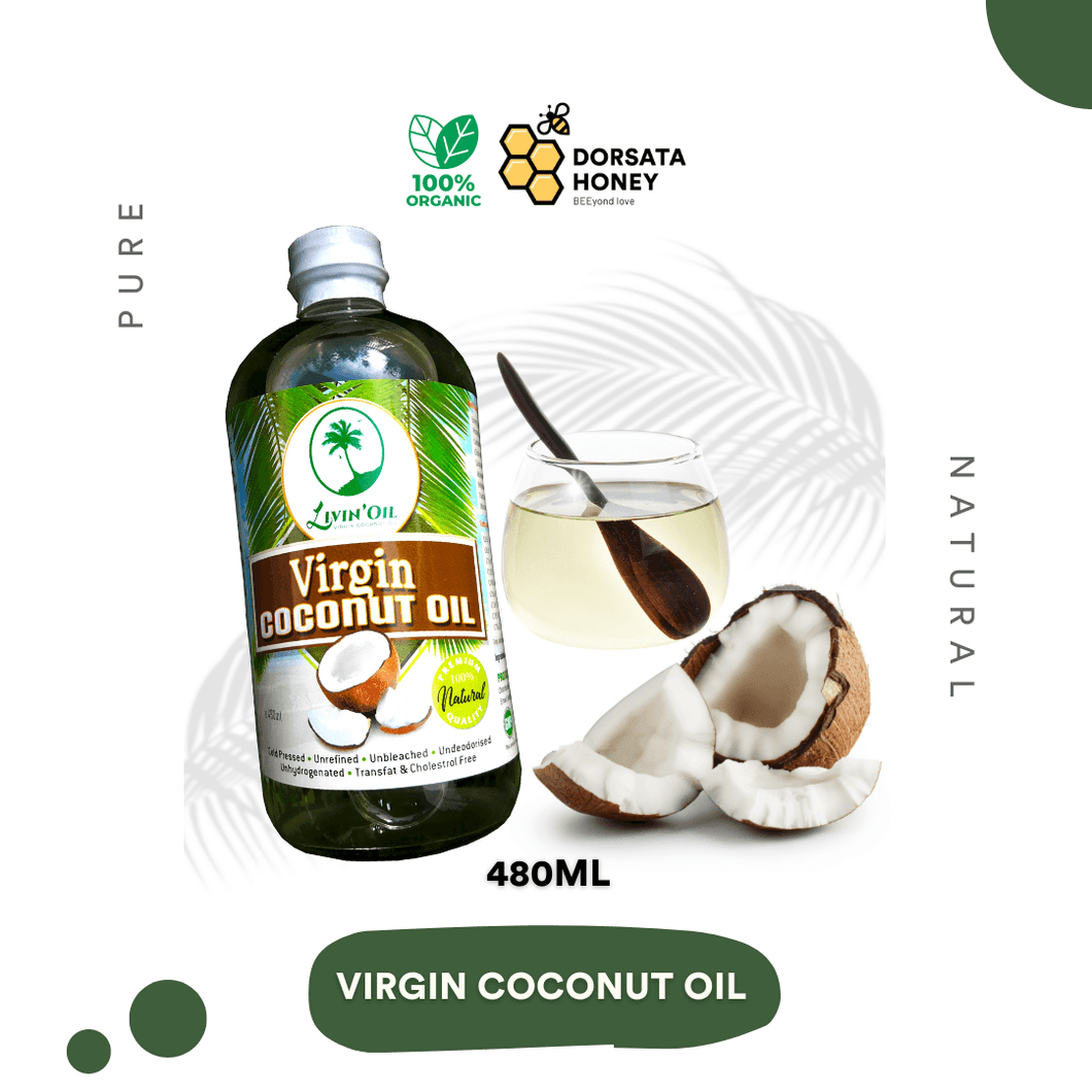 Virgin Coconut Oil 480ml - Dorsata Honey